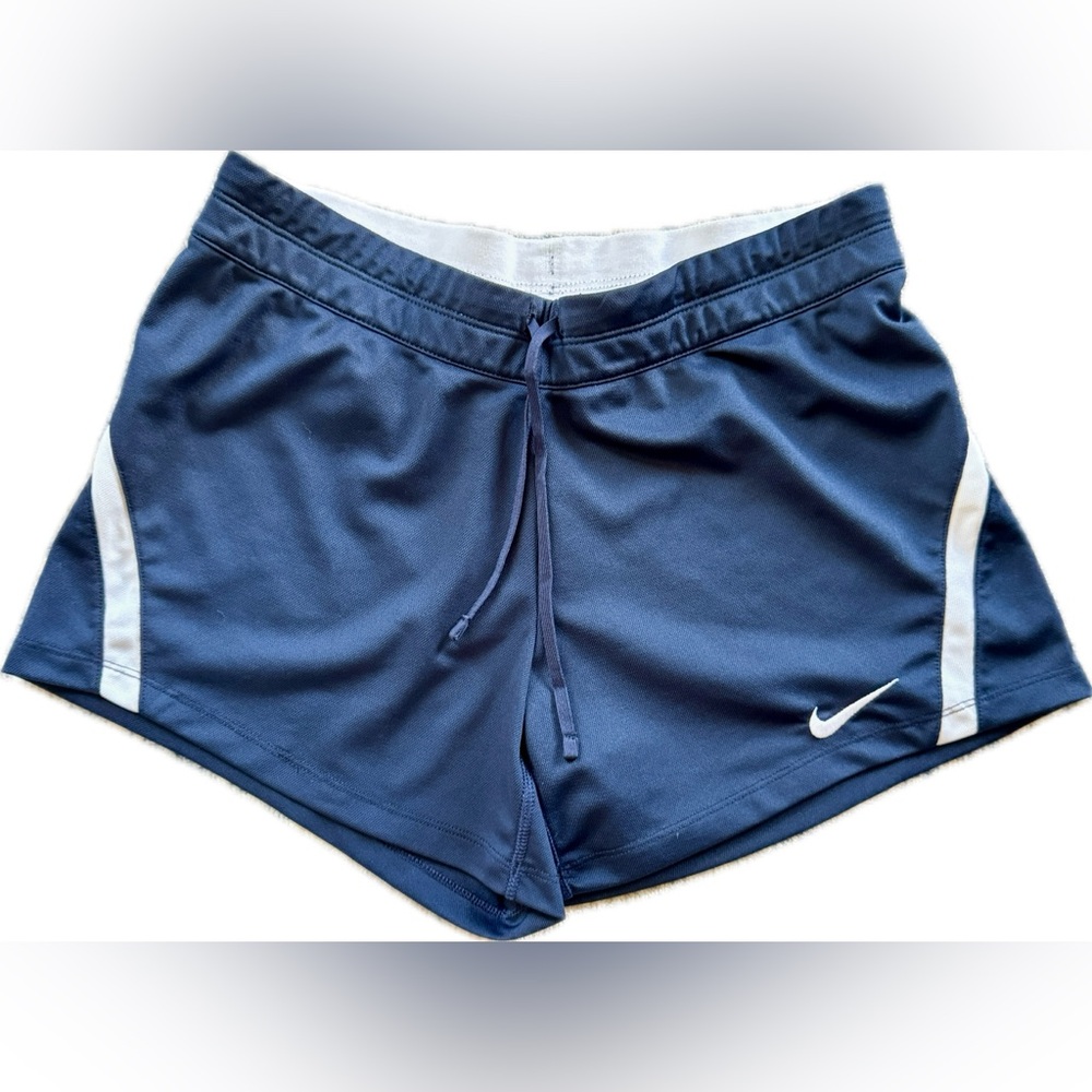 NIKE NWOT | WOMEN’S | DRI-FIT | ATHLETIC RUNNING SHORTS | SMALL | NAVY BLUE